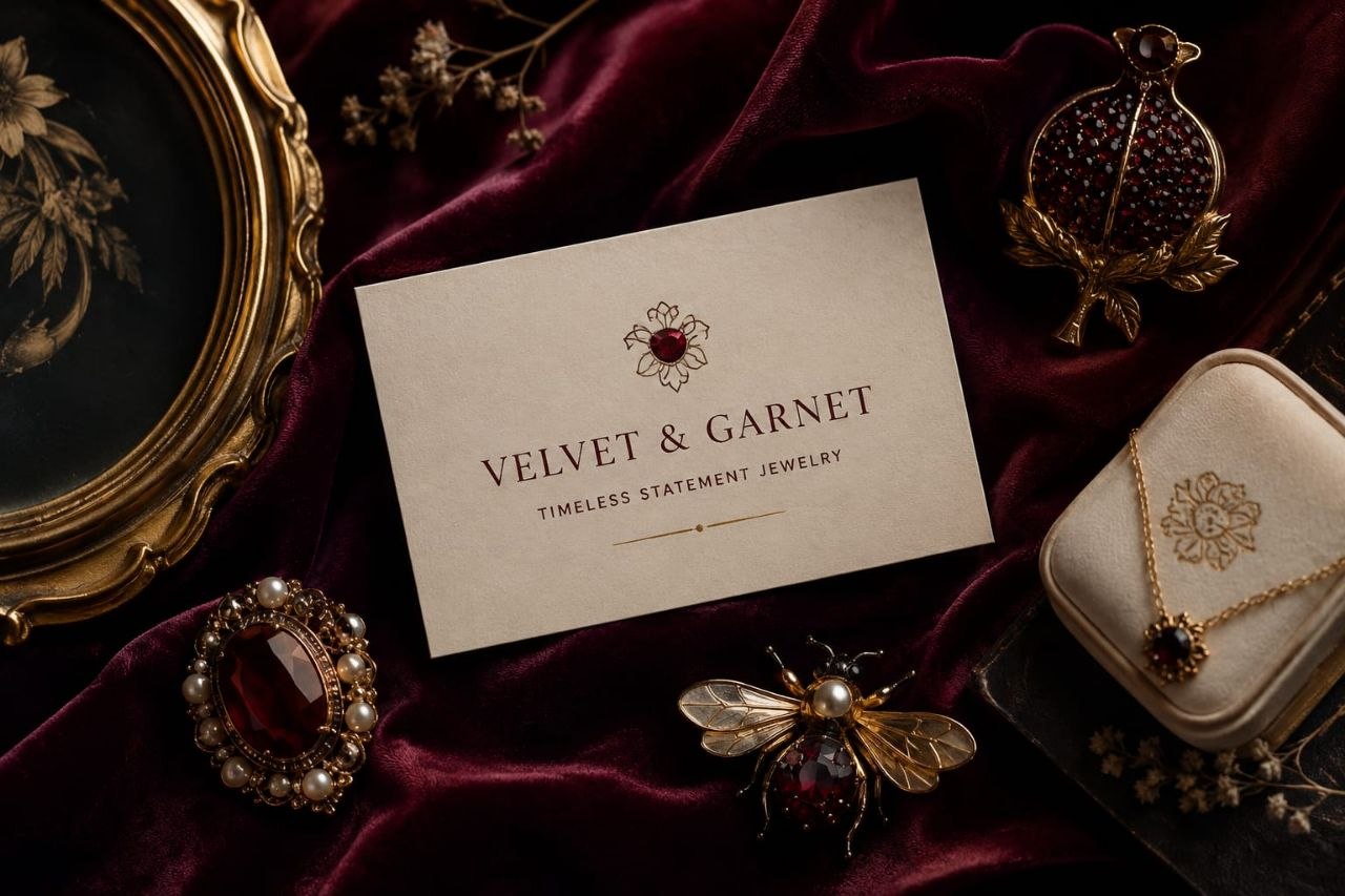 A curated selection of Velvet & Garnet jewellery