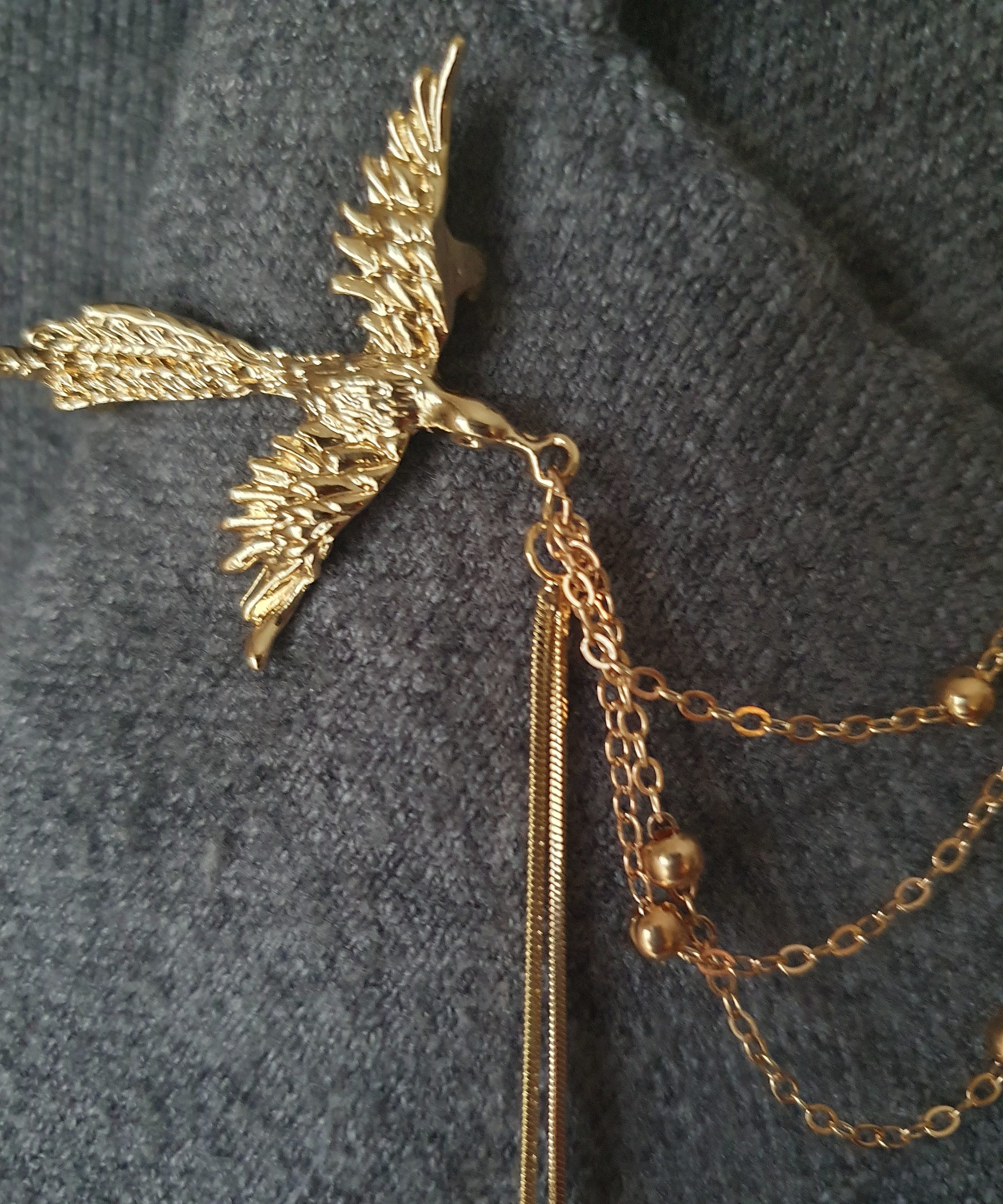 Elegant twin bird brooch - Image 3
