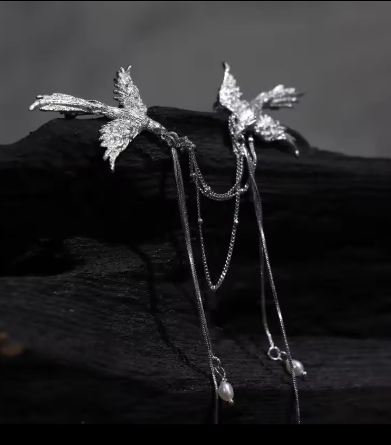 Elegant twin bird brooch - Image 6