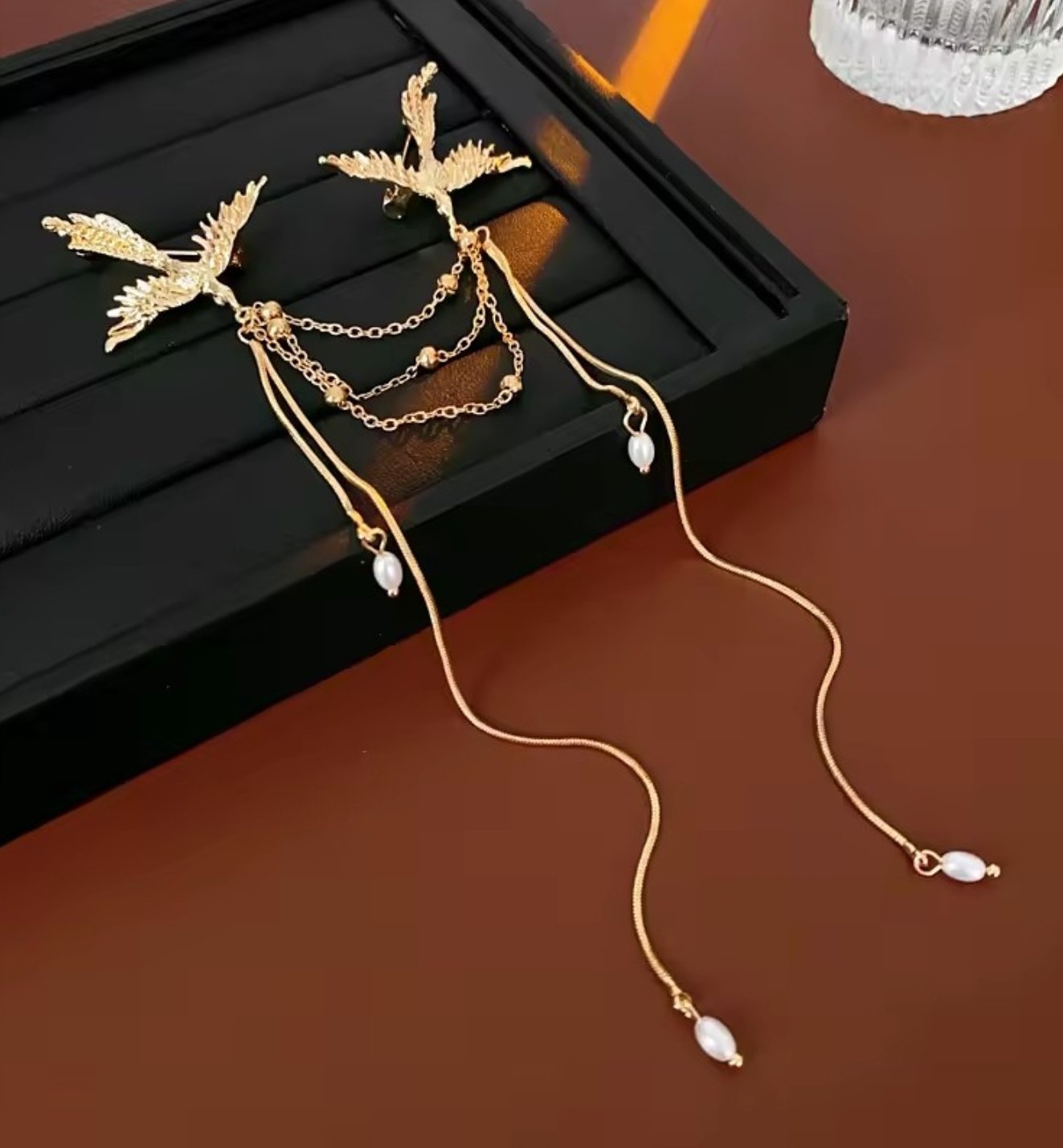 Elegant twin bird brooch - Image 4