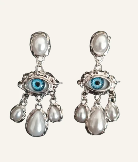 Mystic Protective Eye Statement Earrings - Image 2