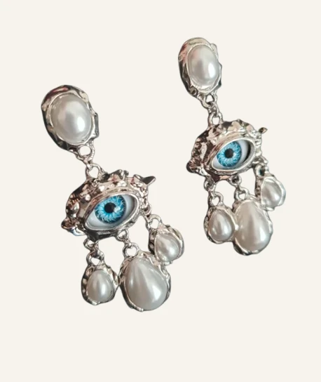 Mystic Protective Eye Statement Earrings - Image 3